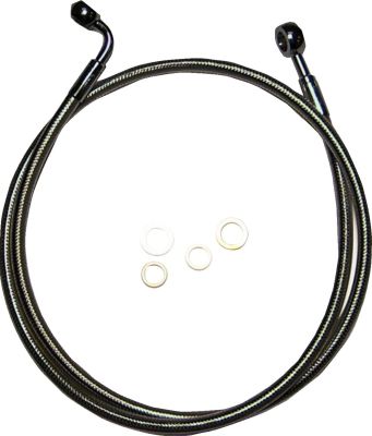17414296 - MAGNUM BRAKE LINE SINGLE DISC E-Z ALIGN CHROME BLACK