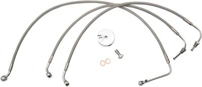 17414349 - LA CHOPPERS BRAKE LINE STAINLESS BRAIDED FOR 12