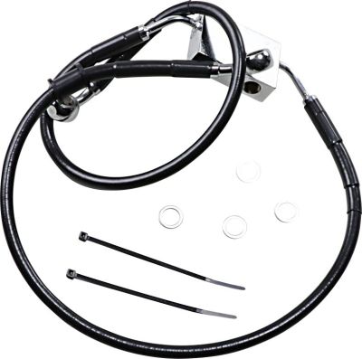 17415291 - DRAG SPECIALTIES FRT BRAKE LINE XL BK +4