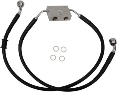 17415305 - DRAG SPECIALTIES FRT BRAKE LINE XL BK +4