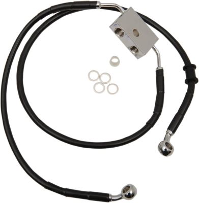 17415321 - DRAG SPECIALTIES FRT BRAKE LINE XL BK +6