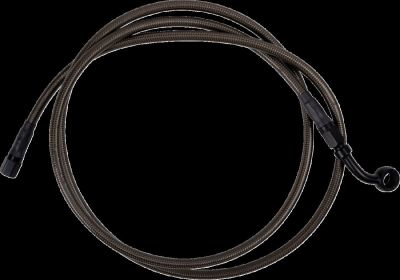 17416558 - Barnett BRAKE LINE UPPER CARBON COAT W/BLACK FITTINGS +6