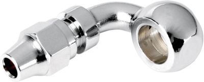 17420106 - DRAG SPECIALTIES UNIVERSAL BRAKE LINE FITTING CHROME 3/8