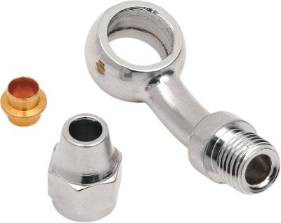 17420108 - DRAG SPECIALTIES UNIVERSAL BRAKE LINE FITTING CHROME 7/16