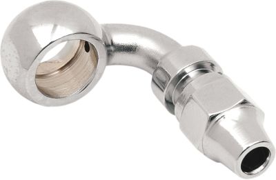 17420109 - DRAG SPECIALTIES UNIVERSAL BRAKE LINE FITTING CHROME 7/16