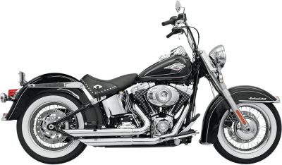 18001153 - BASSANI XHAUST EXHAUST FIREFLIGHT SLASH CUT CHROME