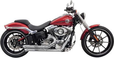 18001600 - BASSANI XHAUST EXHAUST SYSTEM PRO STREET TURN DOWN CHROME