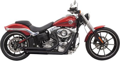 18001601 - BASSANI XHAUST EXHAUST SYSTEM PRO STREET TURN DOWN BLACK