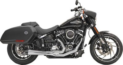 18002363 - BASSANI XHAUST EXHAUST SYSTEM 2-1 ROAD RAGE W/MEGAPHONE MUFFLERS CHROM...