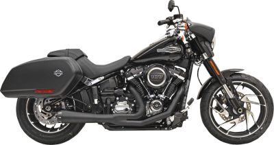 18002364 - BASSANI XHAUST EXHAUST SYSTEM 2-1 ROAD RAGE W/MEGAPHONE MUFFLERS BLACK...