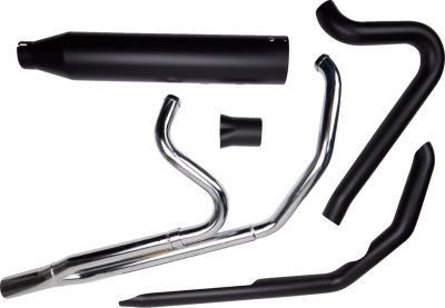 18002513 - KHROME WERKS EXHAUST 2:1 09-16 FL BLK