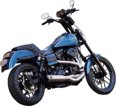 18002662 - S&S Exhaust Qualifier 2:1 Brushed Stainless Steel Dyna 2006-07