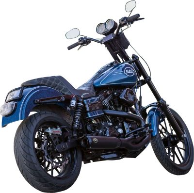 18002663 - S&S Exhaust Qualifier 2:1 Guardian Black Dyna 2006-07