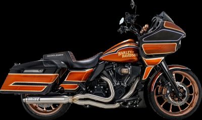 18002681 - V&H EXHAUST SUPERSPORT 2-1 BRUSHED TOURING