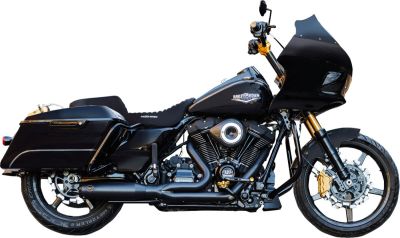 18002688 - S&S Exhaust 2:1 Qualifier Race Only Black M8 Touring 2017+