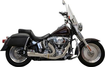 18002736 - BASSANI XHAUST Exhaust 2:1 Ripper Short Stainless TC Softails 89-2017