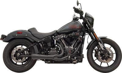 18002749 - BASSANI XHAUST Exhaust Short Ripper 2:1 Black M8 Softail