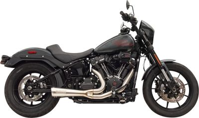 18002750 - BASSANI XHAUST Exhaust Short Ripper 2:1 Stainless M8 Softail