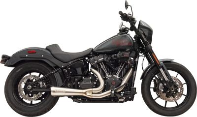18002753 - BASSANI XHAUST Exhaust Short Ripper 2:1 Stainless 49 State M8 Softail