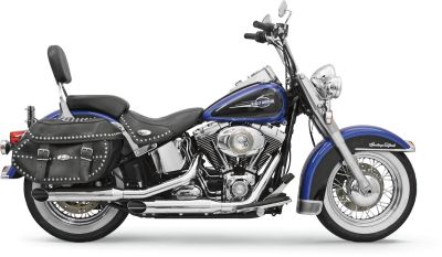 18010433 - BASSANI XHAUST MUFFLER FIREPOWER SLASH CUT CHROME