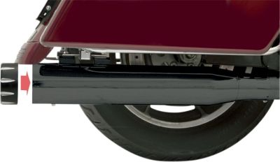 18010543 - BASSANI XHAUST MUFFLER QUICK CHANGE BLACK