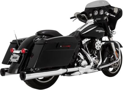 18010899 - V&H MUFFLERS ELIMINATOR 400 CHROME BLACK