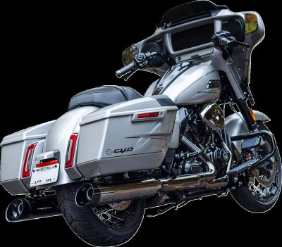 18011810 - S&S Muffler S/O MK45 Lava Chr Blk E/C 50 State M8 Tour 17-24