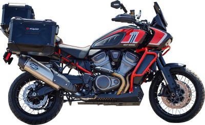 18011811 - S&S Muffler Slip-On Brushed Stainless 50 State Pan American