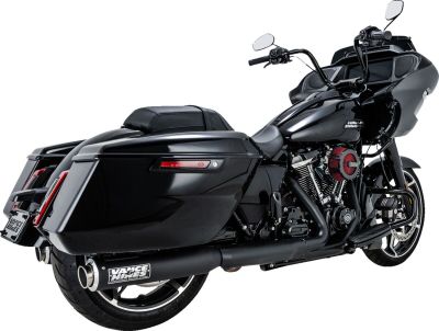 18011831 - V&H MUFFLERS SUPERSPORT BLACK TOURING