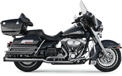 18020277 - BASSANI XHAUST HEAD PIPES TRUE DUAL DOWN UNDER CHROME TOURING