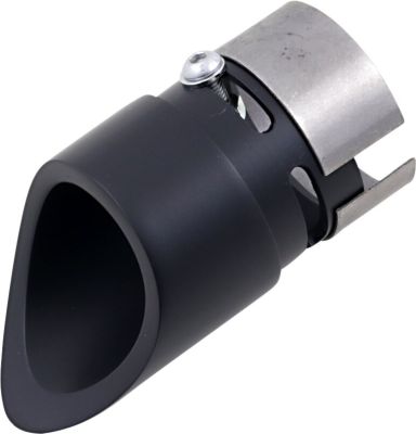 18120200 - BARON EXHAUST TIP FAMILY JEWELS MINI SCALLOPED BLACK