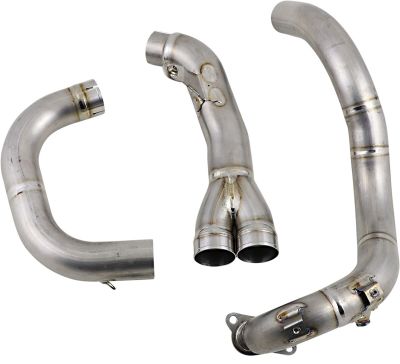 18120472 - AKRAPOVIC LINK PIPE SS INDIAN FTR