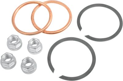 18610461 - JAMES GASKET KIT EXHAUST MOUNTING WITH COPPER CRUSH RINGS & FLANGE NUT...