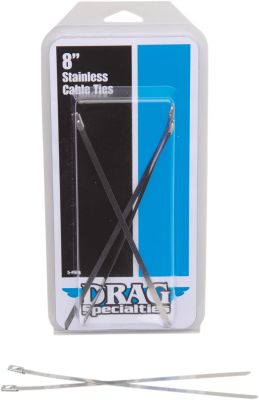 18610671 - DRAG SPECIALTIES STAINLESS STEEL CABLE TIES 8