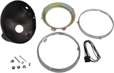 20010820 - EMGO HEADLIGHT SHELL REPLACEMENT BLACK