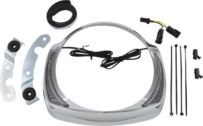 20011319 - CIRO 3D HEADLIGHT BEZEL FANG LED CHROME