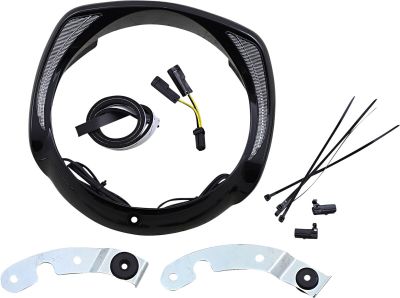 20011320 - CIRO 3D HEADLIGHT BEZEL FANG LED BLACK