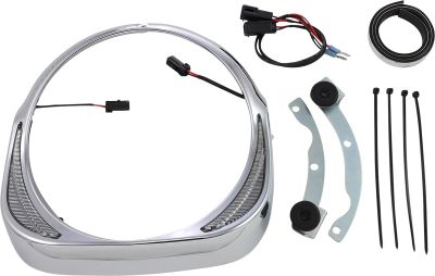 20011363 - CIRO 3D HEADLIGHT BEZEL FANG LED CHROME