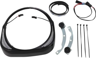 20011364 - CIRO 3D HEADLIGHT BEZEL FANG LED BLACK