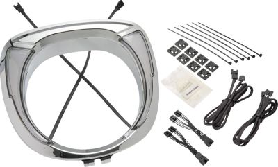 20012918 - CIRO 3D Headlight Bezel  - Fang for Indian Chieftain - CHR