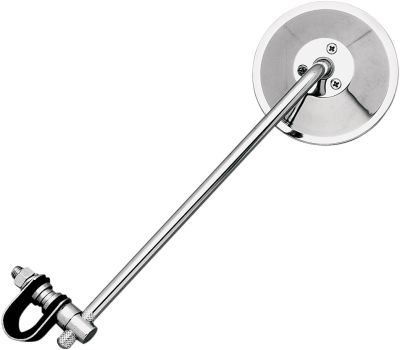 2006810 - EMGO MIRROR ROUND CLAMP-ON CHROME
