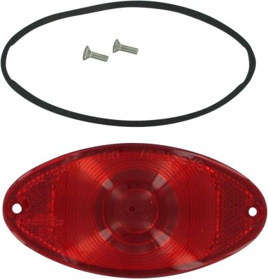 20100222 - DRAG SPECIALTIES TAILLIGHT CAT-EYE LENS RED