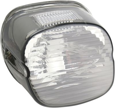 20100778 - DRAG SPECIALTIES TAILLIGHT LAYDOWN LED SMOKE LENS W/ TOP TAGLIGHT