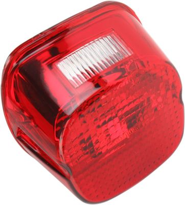 20100782 - DRAG SPECIALTIES TAILLIGHT LAYDOWN LED RED LENS W/ TOP TAGLIGHT