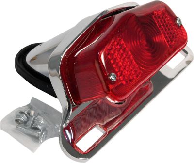20101150 - EMGO TAILLIGHT LUCAS STYLE WITH CHROME BRACKET