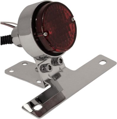 20101151 - EMGO TAILLIGHT CLASSIC WITH LICENSE PLATE MOUNT CHROME