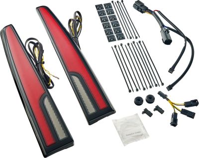 20101521 - CIRO 3D TAILLIGHT LED TRI GLIDE RED LENS BLK