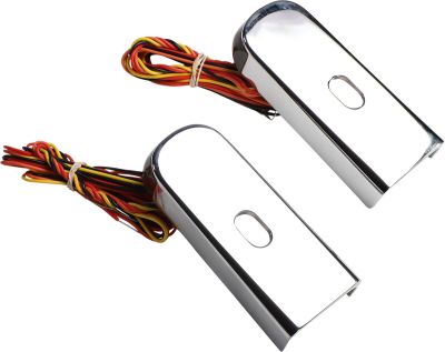 20200374 - ALLOY ART FENDER STRUT LED MARKER LIGHTS CHROME