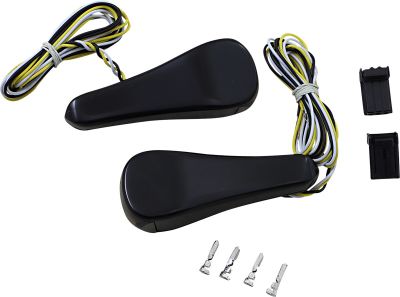 20200478 - ALLOY ART LIGHT TURN SIGNAL SMOOTH LED FRONT BLACK