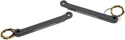 20200485 - ALLOY ART LIGHT TURN SIGNAL FORK MOUNTED LED FRONT BLACK